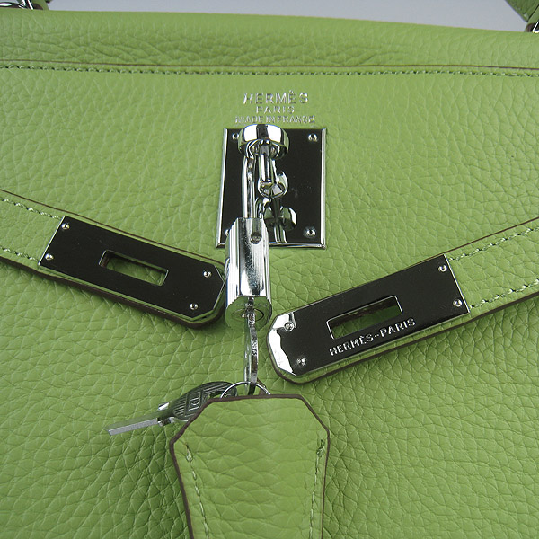 High Quality Hermes Kelly 35CM Togo Leather Bag Green 6308